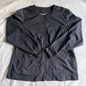 Grey’s Anatomy Women Black Scrub Jacket- XL